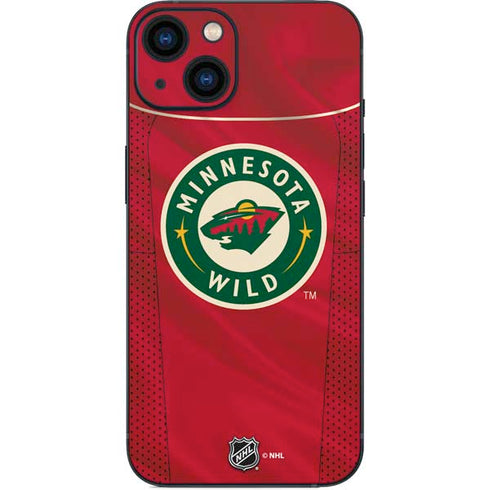 NHL Minnesota Wild Home Jersey iPhone 14 Skin