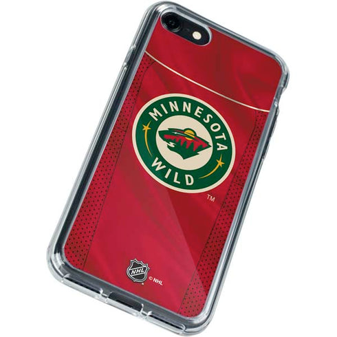 NHL Minnesota Wild Home Jersey iPhone SE (2nd & 3rd Gen) Clear Case
