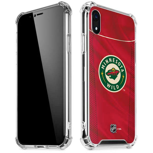 NHL Minnesota Wild Home Jersey iPhone XR Clear Case
