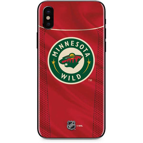 NHL Minnesota Wild Home Jersey iPhone XS Max Skin