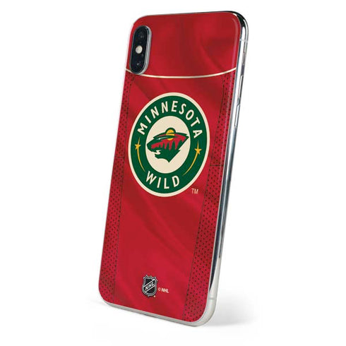 NHL Minnesota Wild Home Jersey iPhone XS Max Skin