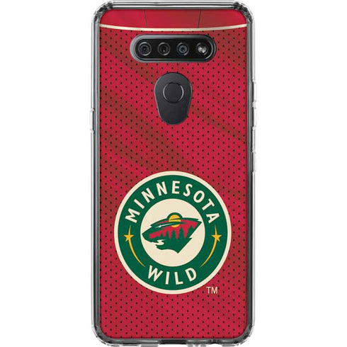 NHL Minnesota Wild Home Jersey LG K51/Q51 Clear Case