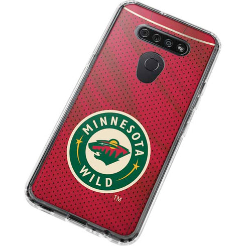 NHL Minnesota Wild Home Jersey LG K51/Q51 Clear Case