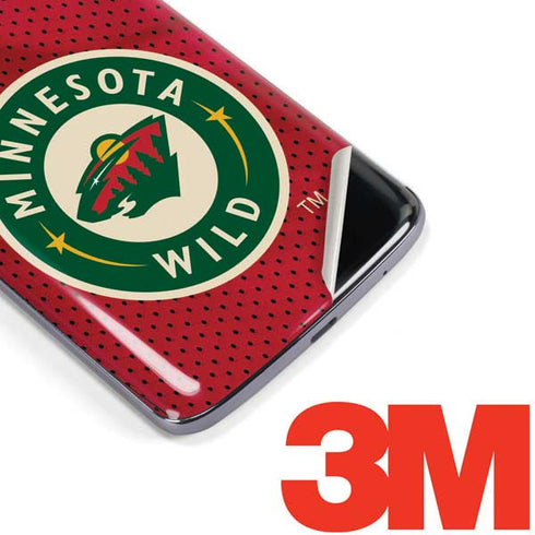 NHL Minnesota Wild Home Jersey Moto E5 Plus Skin