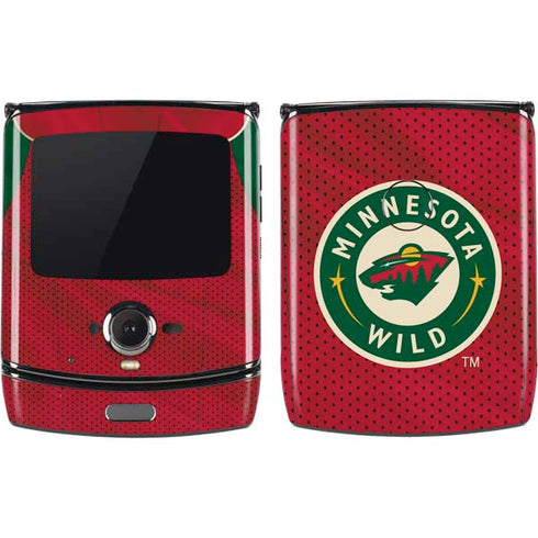 NHL Minnesota Wild Home Jersey Motorola RAZR Skin