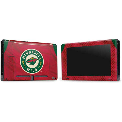 NHL Minnesota Wild Home Jersey Nintendo Switch Bundle Skin
