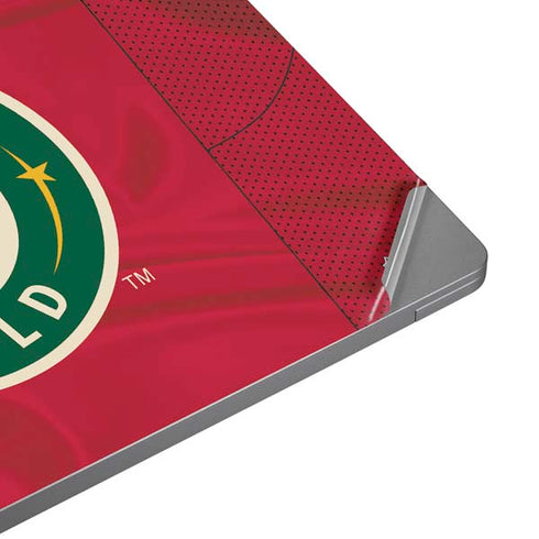 NHL Minnesota Wild Home Jersey Universal Laptop 16.6in (13.4 x 9.7in) Skin