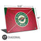 NHL Minnesota Wild Home Jersey Universal Laptop 17in (13.8 x 10in) Skin