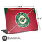 NHL Minnesota Wild Home Jersey Universal Laptop 18in (14.6 x 10.6in) Skin