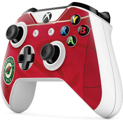 NHL Minnesota Wild Home Jersey Xbox One S Controller Skin