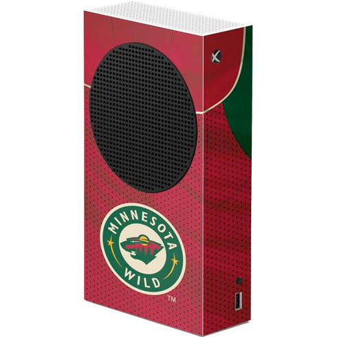 NHL Minnesota Wild Home Jersey Xbox Series S Console Skin