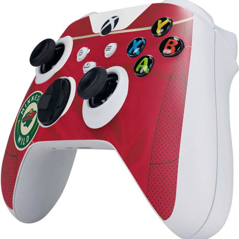 NHL Minnesota Wild Home Jersey Xbox Series S Controller Skin
