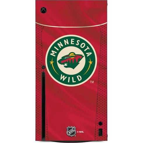 NHL Minnesota Wild Home Jersey Xbox Series X Console Skin