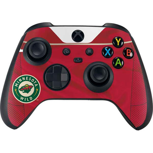 NHL Minnesota Wild Home Jersey Xbox Series X Controller Skin