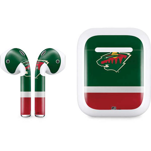 NHL Minnesota Wild Jersey Apple AirPods Skin
