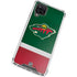 NHL Minnesota Wild Jersey Galaxy A12 Clear Case