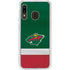 NHL Minnesota Wild Jersey Galaxy A20 Clear Case