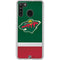 NHL Minnesota Wild Jersey Galaxy A21 Clear Case