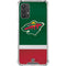 NHL Minnesota Wild Jersey Galaxy A32 5G Clear Case