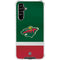 NHL Minnesota Wild Jersey Galaxy A54 5G Clear Case