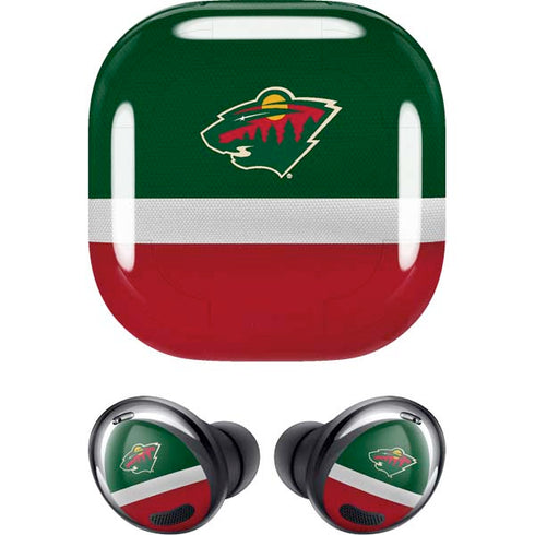 NHL Minnesota Wild Jersey Galaxy Buds Pro Skin