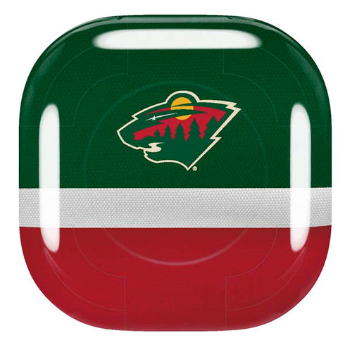 NHL Minnesota Wild Jersey Galaxy Buds Pro Skin