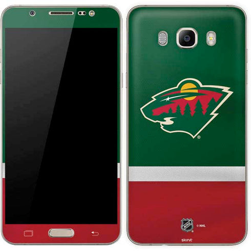 NHL Minnesota Wild Jersey Galaxy J7 Skin