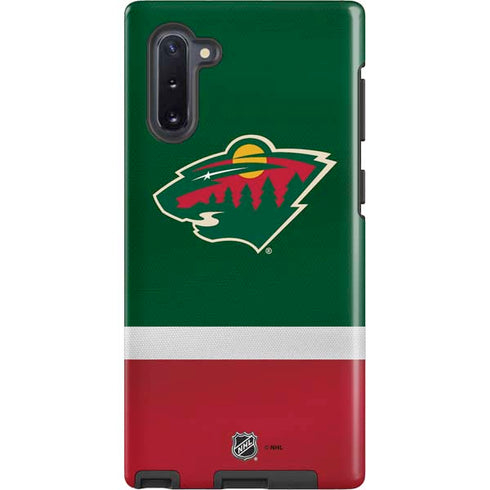 NHL Minnesota Wild Jersey Galaxy Note 10 Pro Case