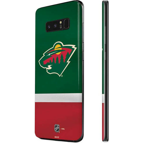 NHL Minnesota Wild Jersey Galaxy Note 8 Skin