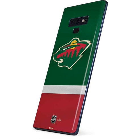 NHL Minnesota Wild Jersey Galaxy Note 9 Skin