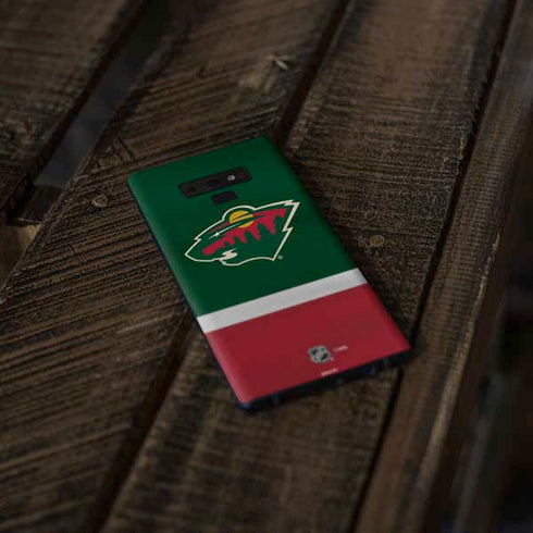 NHL Minnesota Wild Jersey Galaxy Note 9 Skin
