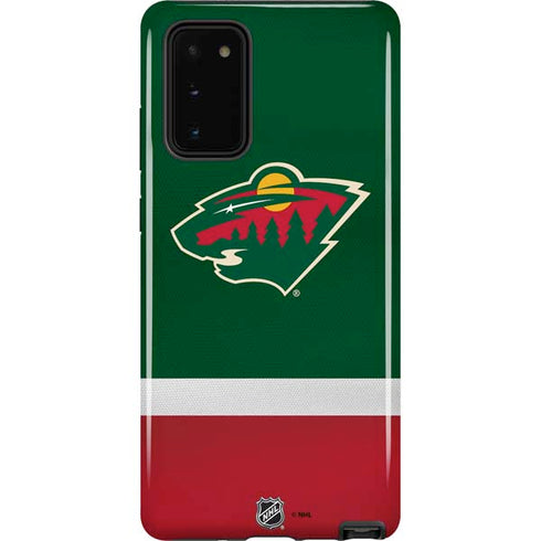 NHL Minnesota Wild Jersey Galaxy Note20 5G Pro Case