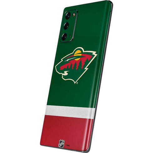 NHL Minnesota Wild Jersey Galaxy Note20 5G Skin