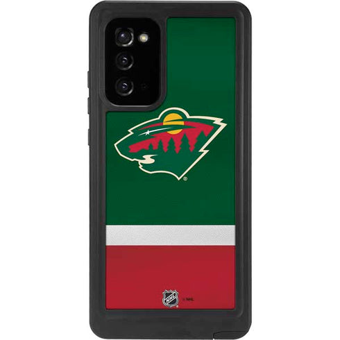 NHL Minnesota Wild Jersey Galaxy Note20 5G Waterproof Case