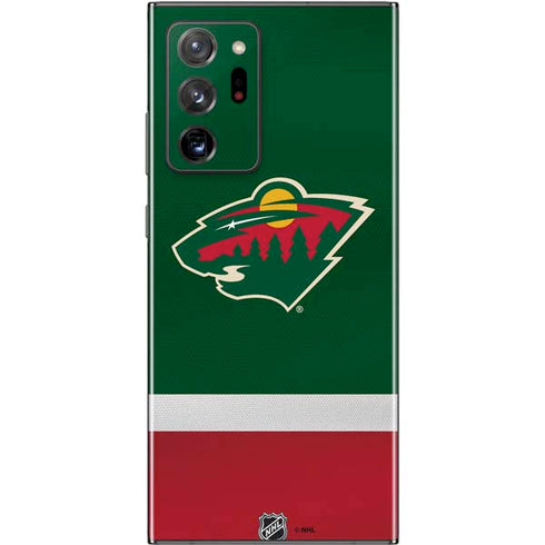 NHL Minnesota Wild Jersey Galaxy Note20 Ultra 5G Skin