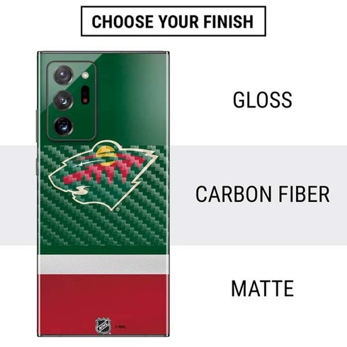 NHL Minnesota Wild Jersey Galaxy Note20 Ultra 5G Skin