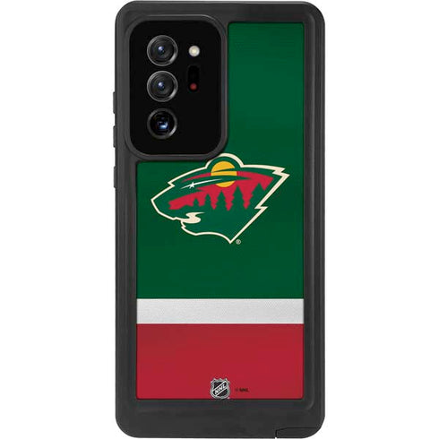 NHL Minnesota Wild Jersey Galaxy Note20 Ultra 5G Waterproof Case