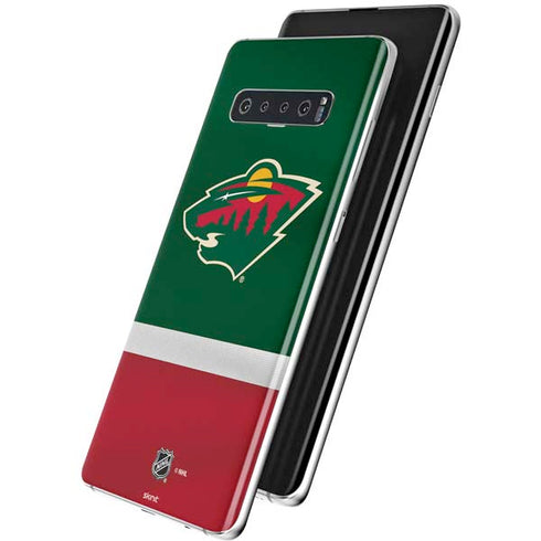 NHL Minnesota Wild Jersey Galaxy S10 Plus Skin