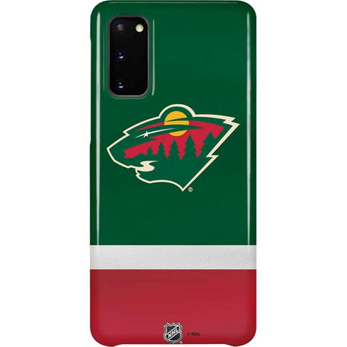 NHL Minnesota Wild Jersey Galaxy S20 Lite Case