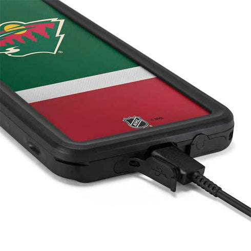NHL Minnesota Wild Jersey Galaxy S20 Plus Waterproof Case