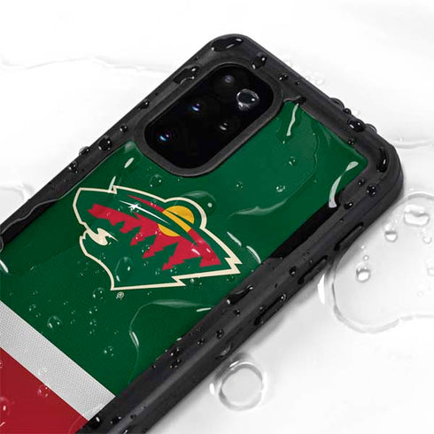 NHL Minnesota Wild Jersey Galaxy S20 Plus Waterproof Case