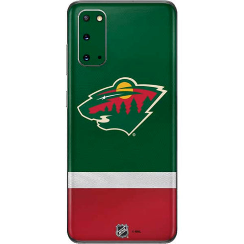 NHL Minnesota Wild Jersey Galaxy S20 Skin