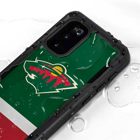NHL Minnesota Wild Jersey Galaxy S20 Waterproof Case