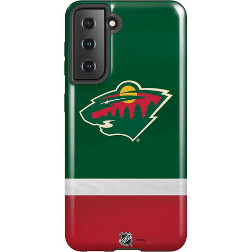 NHL Minnesota Wild Jersey Galaxy S21 5G Pro Case