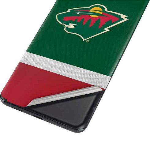 NHL Minnesota Wild Jersey Galaxy S21 5G Skin