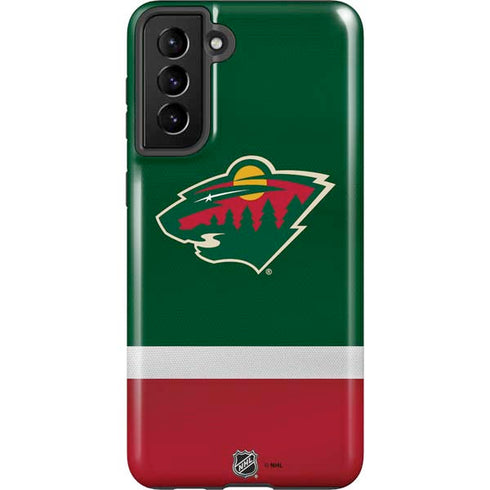NHL Minnesota Wild Jersey Galaxy S21 Plus 5G Pro Case