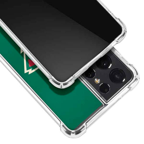 NHL Minnesota Wild Jersey Galaxy S21 Ultra 5G Clear Case
