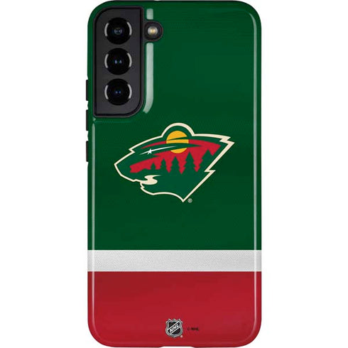 NHL Minnesota Wild Jersey Galaxy S22 Plus Pro Case