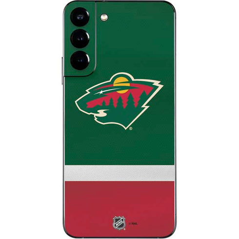 NHL Minnesota Wild Jersey Galaxy S22 Plus Skin