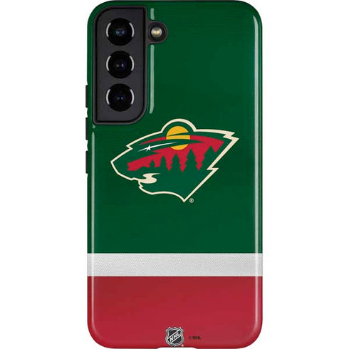 NHL Minnesota Wild Jersey Galaxy S22 Pro Case